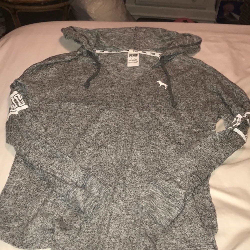 Grey  sweatshirt w hood